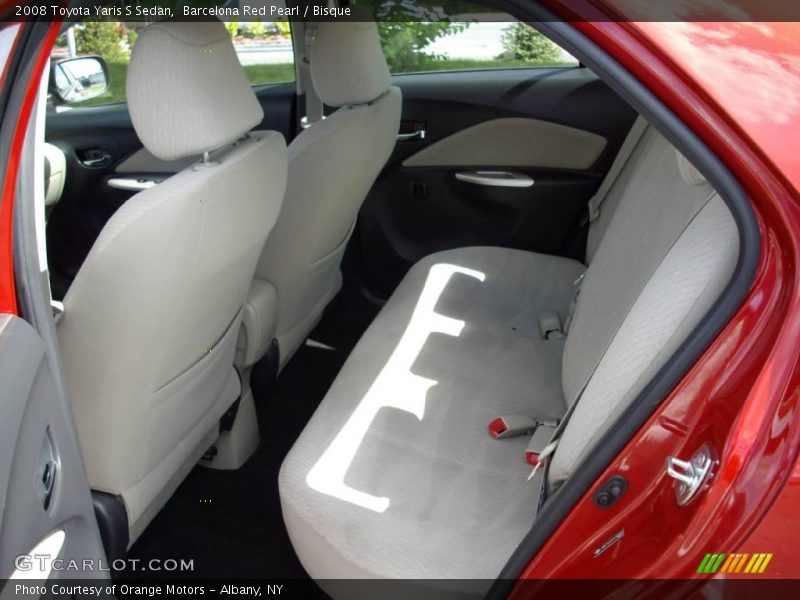 Barcelona Red Pearl / Bisque 2008 Toyota Yaris S Sedan