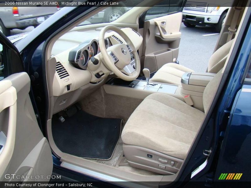 Midnight Blue Pearl / Cafe Latte 2006 Nissan Murano SE AWD