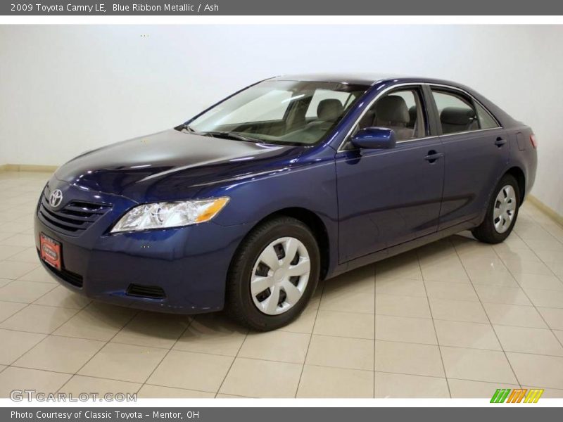 Blue Ribbon Metallic / Ash 2009 Toyota Camry LE