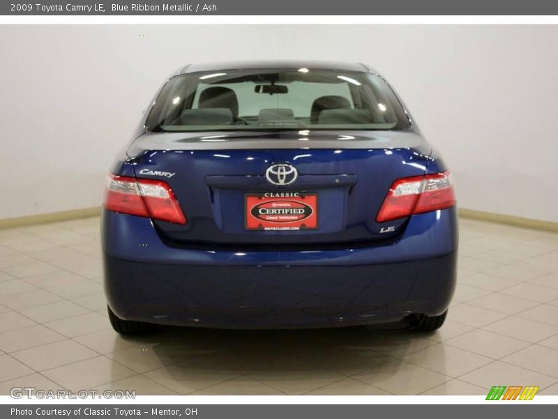 Blue Ribbon Metallic / Ash 2009 Toyota Camry LE