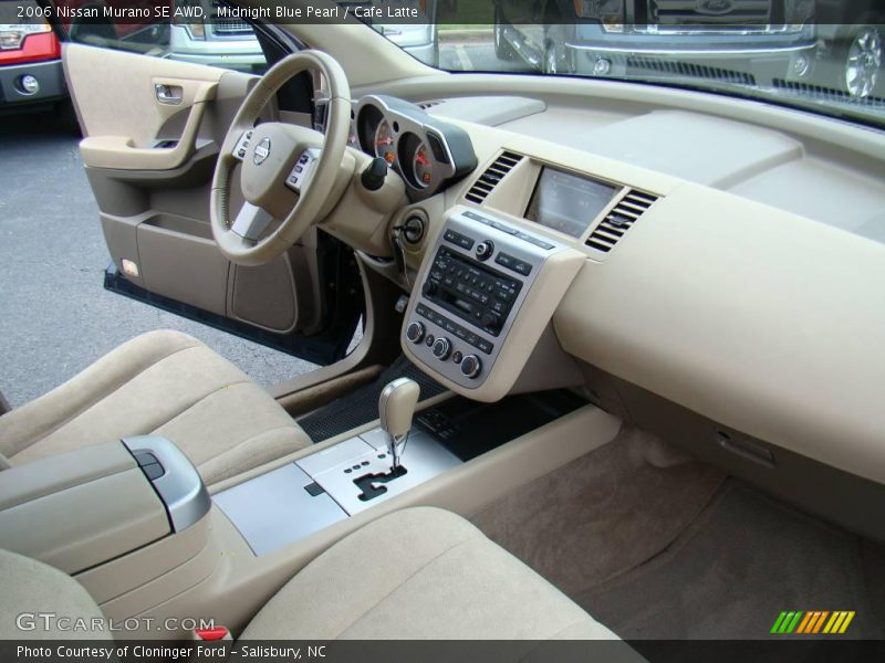 Midnight Blue Pearl / Cafe Latte 2006 Nissan Murano SE AWD