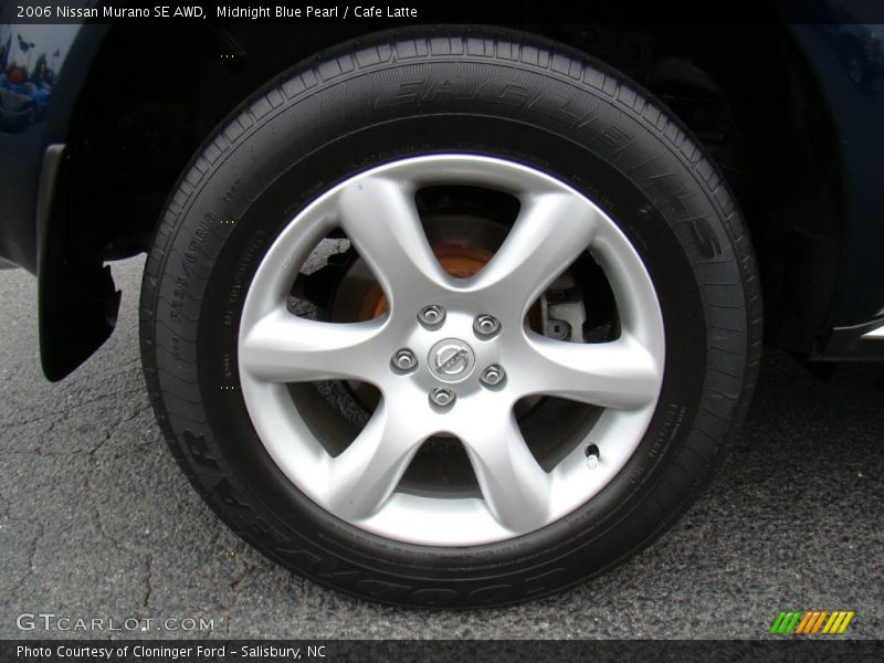 Midnight Blue Pearl / Cafe Latte 2006 Nissan Murano SE AWD