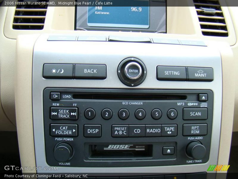 Midnight Blue Pearl / Cafe Latte 2006 Nissan Murano SE AWD