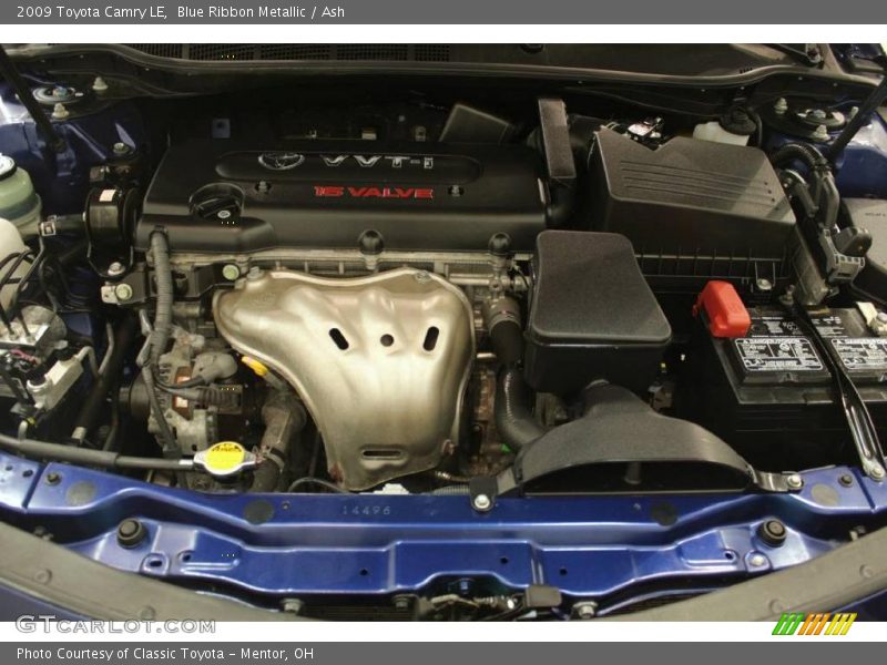 Blue Ribbon Metallic / Ash 2009 Toyota Camry LE