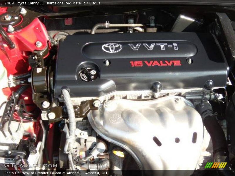 Barcelona Red Metallic / Bisque 2009 Toyota Camry LE