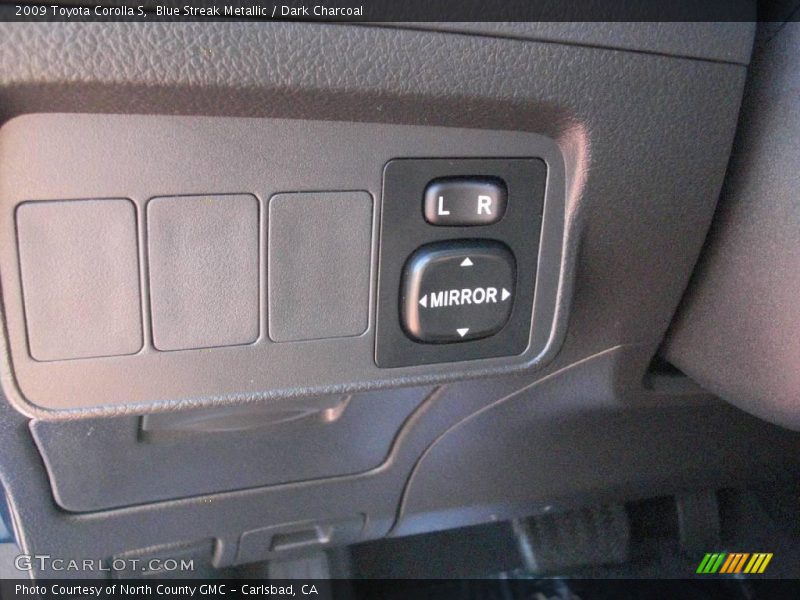 Blue Streak Metallic / Dark Charcoal 2009 Toyota Corolla S