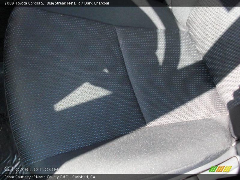 Blue Streak Metallic / Dark Charcoal 2009 Toyota Corolla S