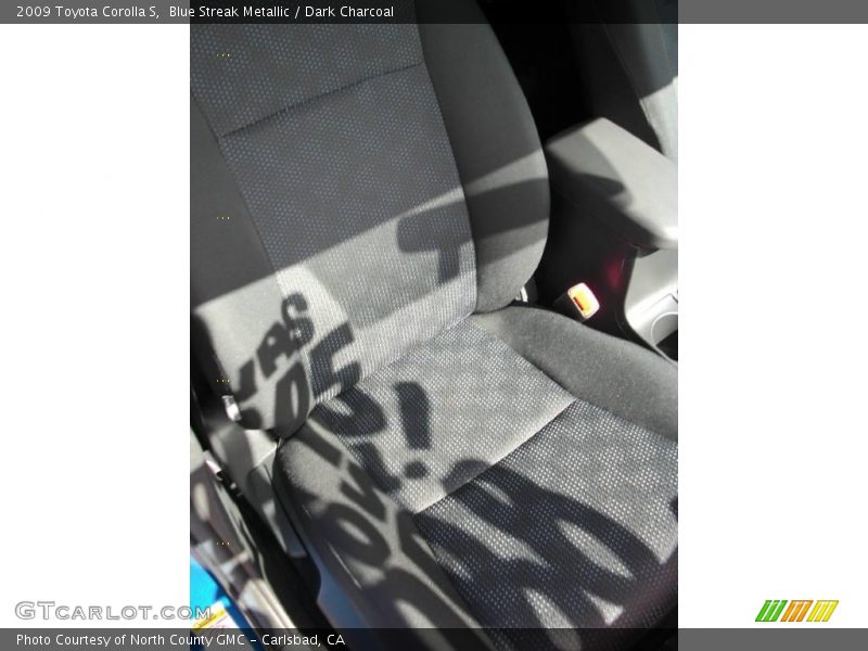 Blue Streak Metallic / Dark Charcoal 2009 Toyota Corolla S
