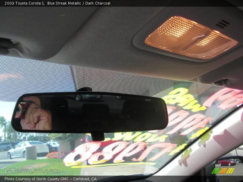 Blue Streak Metallic / Dark Charcoal 2009 Toyota Corolla S