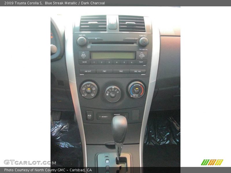Blue Streak Metallic / Dark Charcoal 2009 Toyota Corolla S
