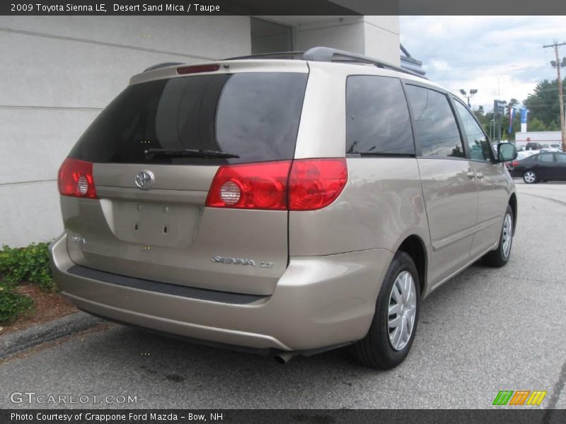 Desert Sand Mica / Taupe 2009 Toyota Sienna LE