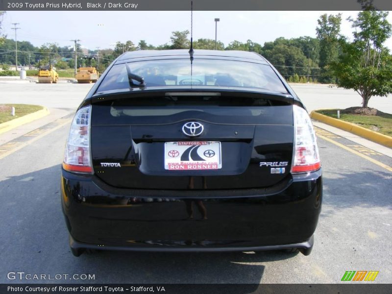 Black / Dark Gray 2009 Toyota Prius Hybrid