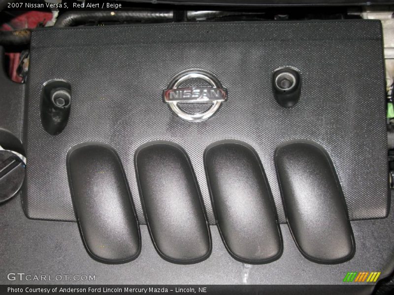 Red Alert / Beige 2007 Nissan Versa S
