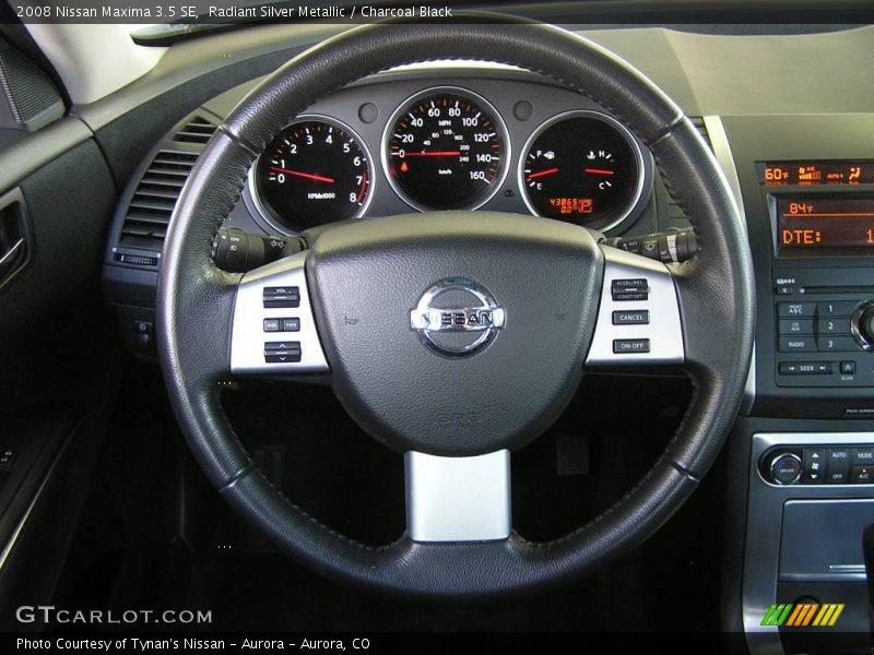 Radiant Silver Metallic / Charcoal Black 2008 Nissan Maxima 3.5 SE