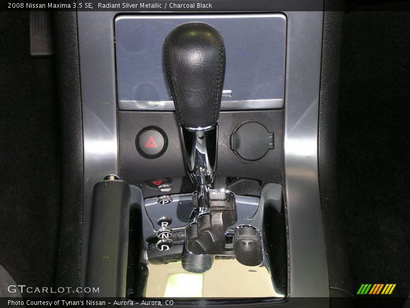 Radiant Silver Metallic / Charcoal Black 2008 Nissan Maxima 3.5 SE