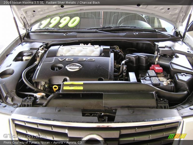 Radiant Silver Metallic / Charcoal Black 2008 Nissan Maxima 3.5 SE