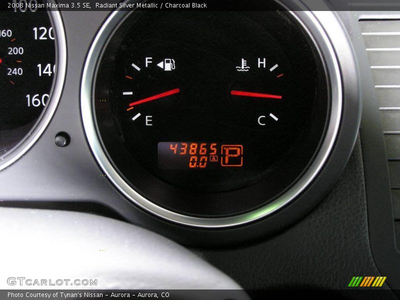 Radiant Silver Metallic / Charcoal Black 2008 Nissan Maxima 3.5 SE