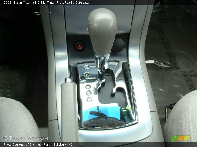 Winter Frost Pearl / Cafe Latte 2008 Nissan Maxima 3.5 SE