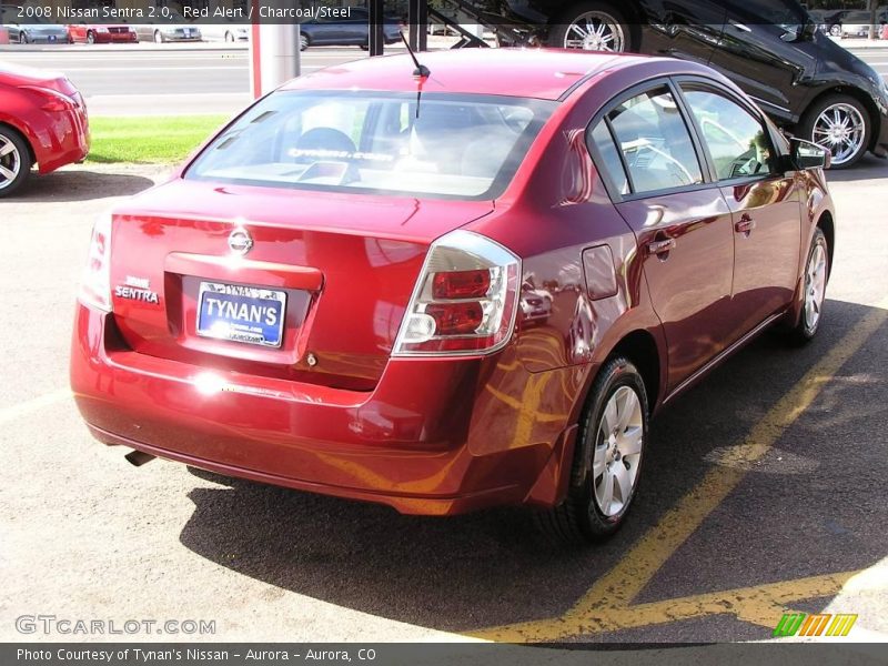 Red Alert / Charcoal/Steel 2008 Nissan Sentra 2.0