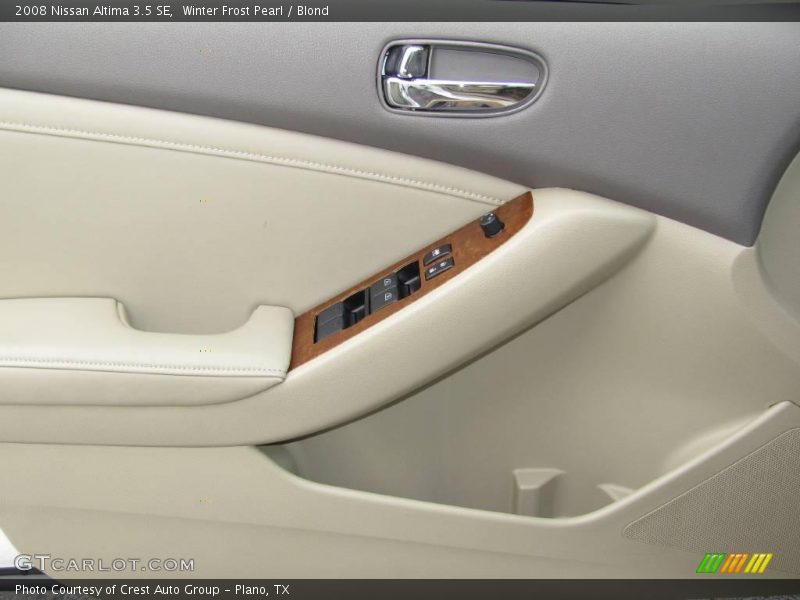 Winter Frost Pearl / Blond 2008 Nissan Altima 3.5 SE