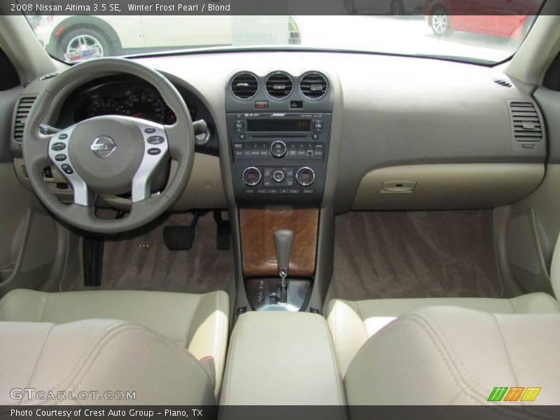 Winter Frost Pearl / Blond 2008 Nissan Altima 3.5 SE