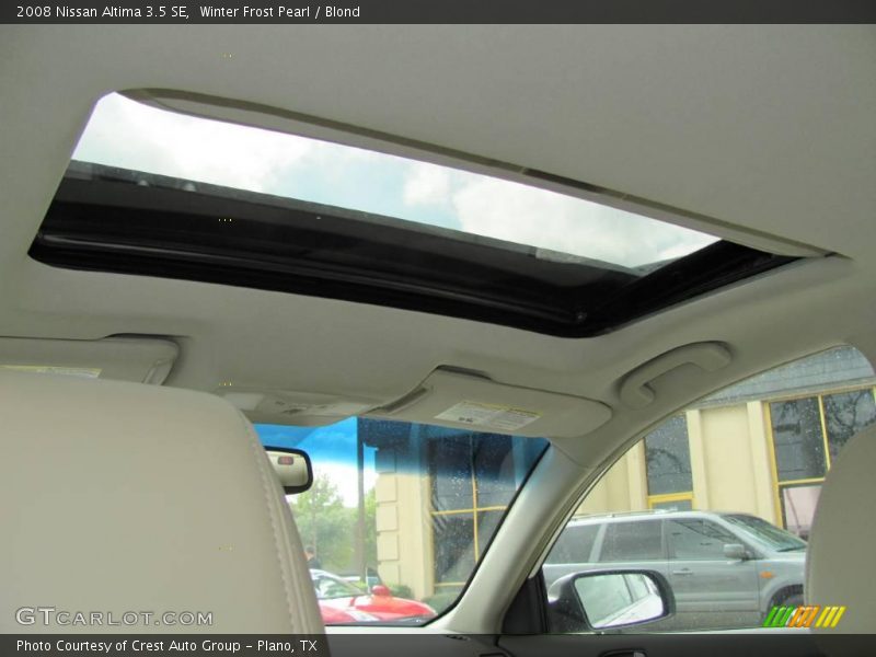 Winter Frost Pearl / Blond 2008 Nissan Altima 3.5 SE
