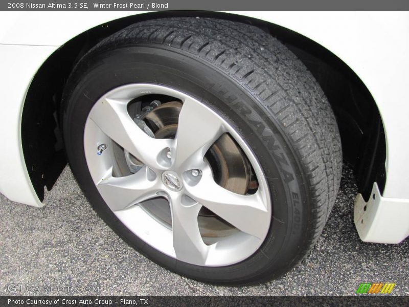 Winter Frost Pearl / Blond 2008 Nissan Altima 3.5 SE