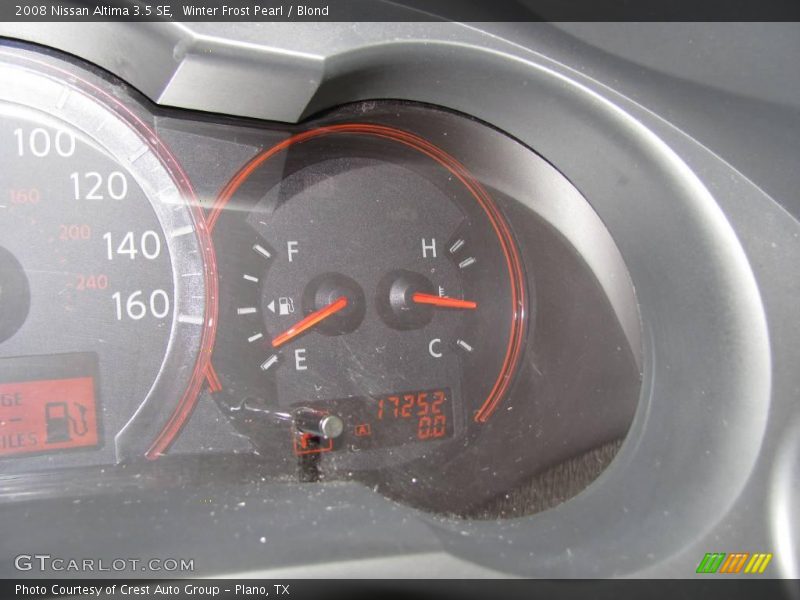 Winter Frost Pearl / Blond 2008 Nissan Altima 3.5 SE