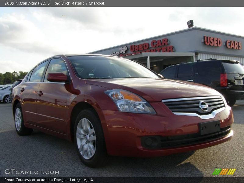 Red Brick Metallic / Charcoal 2009 Nissan Altima 2.5 S