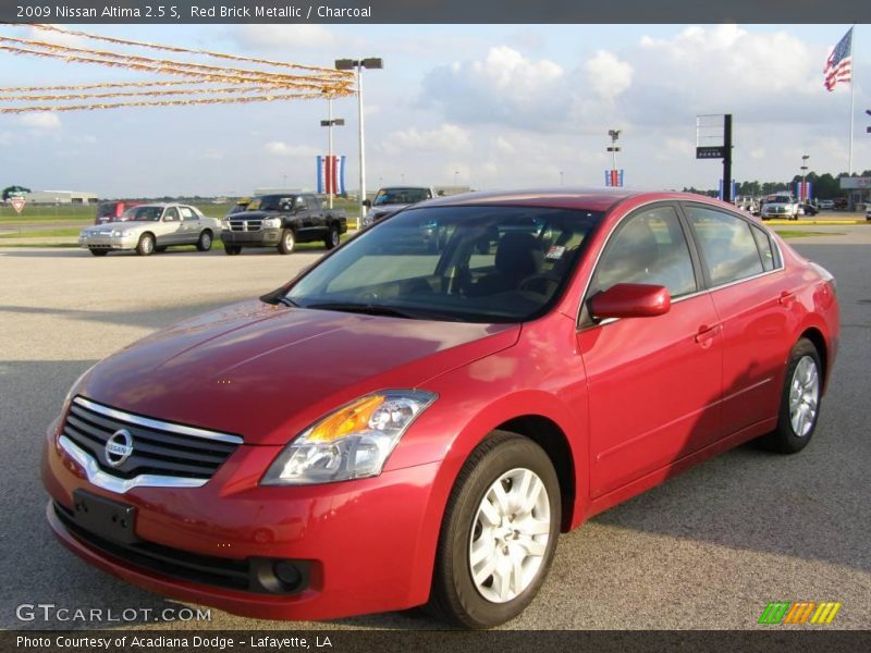 Red Brick Metallic / Charcoal 2009 Nissan Altima 2.5 S