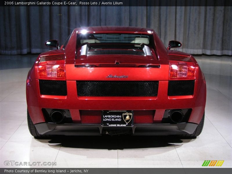 Rosso Leto / Avorio Lilium 2006 Lamborghini Gallardo Coupe E-Gear
