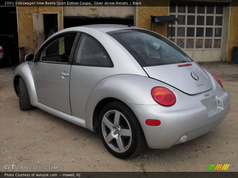 Silver Arrow Metallic / Black 2001 Volkswagen New Beetle Sport Edition Coupe