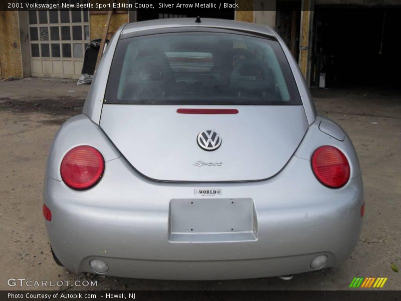 Silver Arrow Metallic / Black 2001 Volkswagen New Beetle Sport Edition Coupe