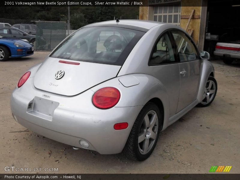 Silver Arrow Metallic / Black 2001 Volkswagen New Beetle Sport Edition Coupe
