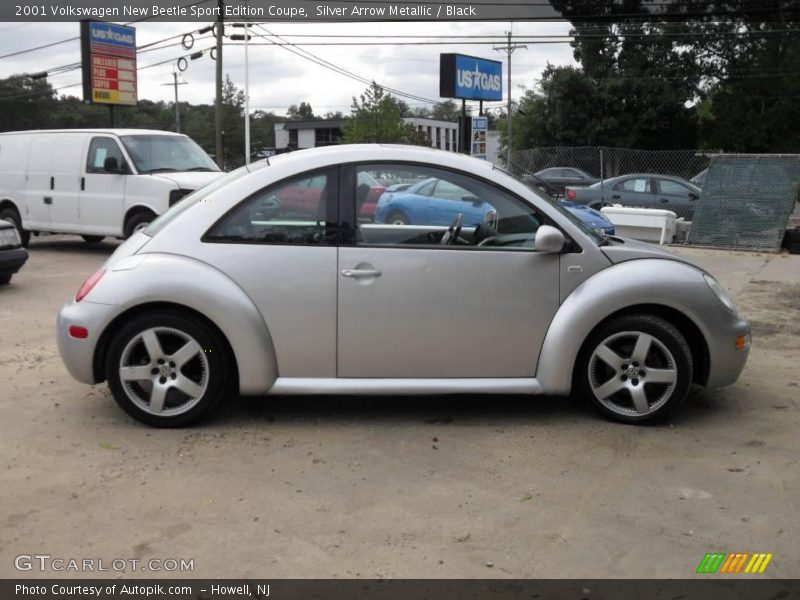 Silver Arrow Metallic / Black 2001 Volkswagen New Beetle Sport Edition Coupe