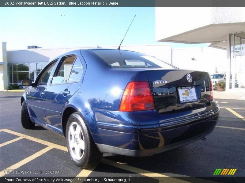 Blue Lagoon Metallic / Beige 2002 Volkswagen Jetta GLS Sedan