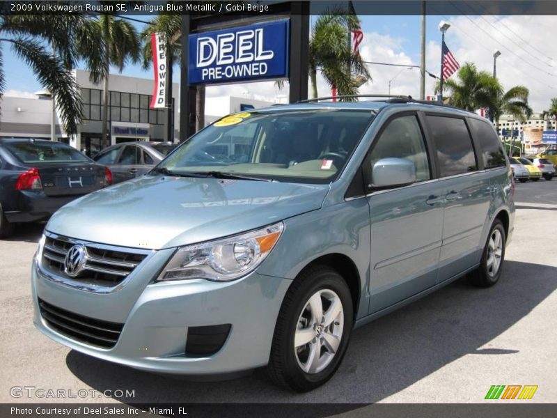 Antigua Blue Metallic / Gobi Beige 2009 Volkswagen Routan SE