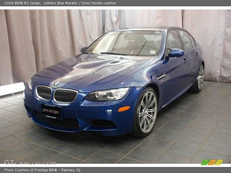 LeMans Blue Metallic / Silver Novillo Leather 2009 BMW M3 Sedan
