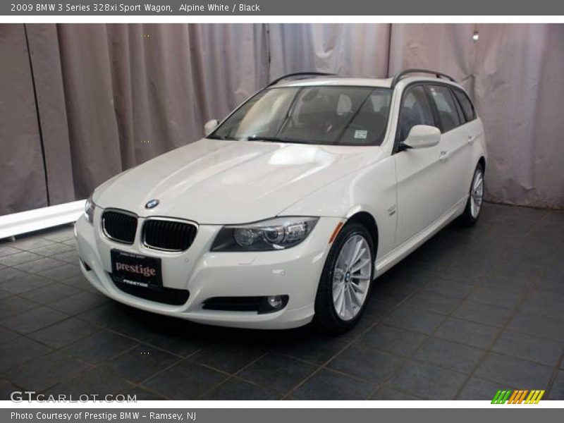 Alpine White / Black 2009 BMW 3 Series 328xi Sport Wagon
