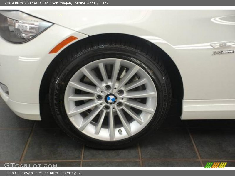 Alpine White / Black 2009 BMW 3 Series 328xi Sport Wagon