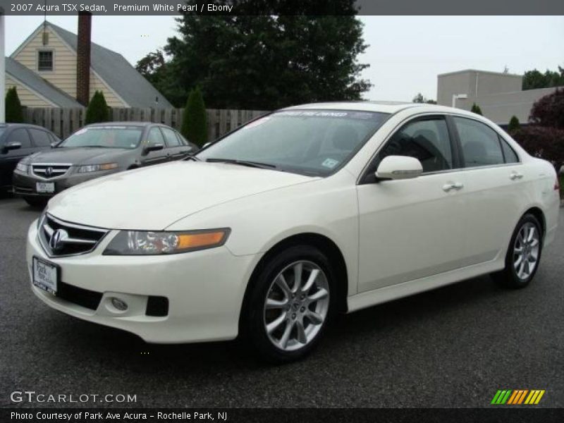 Premium White Pearl / Ebony 2007 Acura TSX Sedan