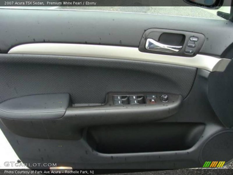 Premium White Pearl / Ebony 2007 Acura TSX Sedan