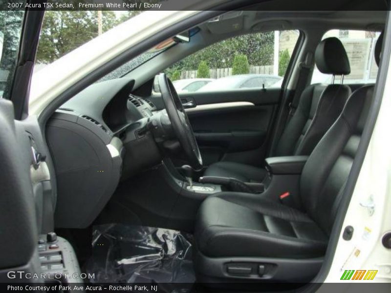 Premium White Pearl / Ebony 2007 Acura TSX Sedan