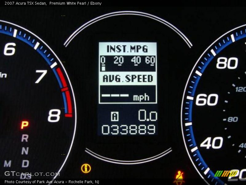 Premium White Pearl / Ebony 2007 Acura TSX Sedan