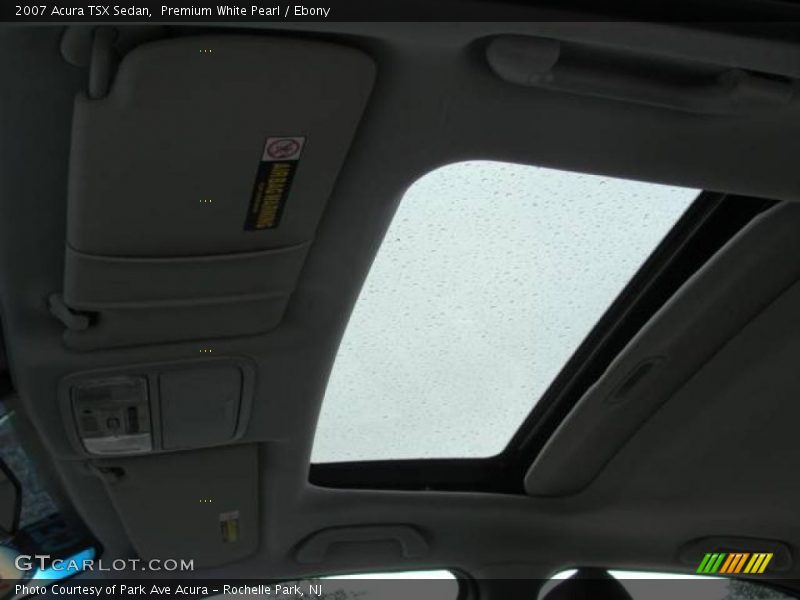 Premium White Pearl / Ebony 2007 Acura TSX Sedan