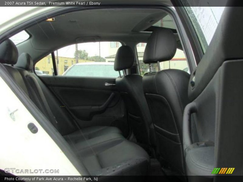 Premium White Pearl / Ebony 2007 Acura TSX Sedan