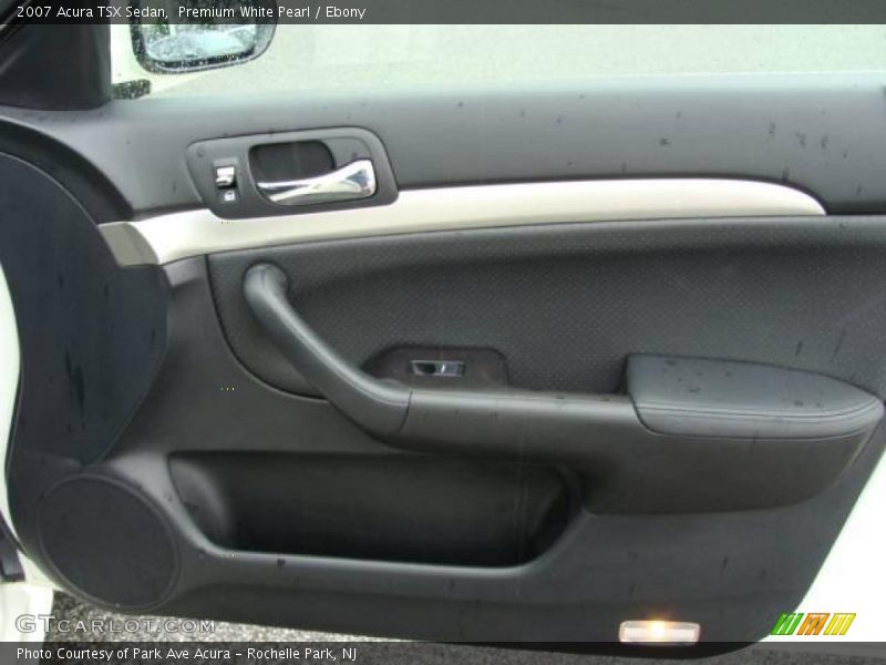 Premium White Pearl / Ebony 2007 Acura TSX Sedan