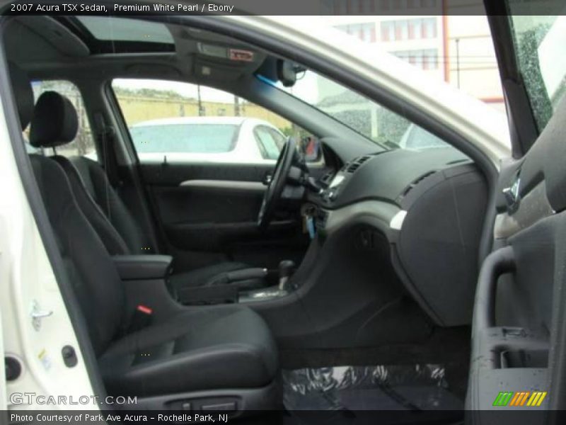 Premium White Pearl / Ebony 2007 Acura TSX Sedan
