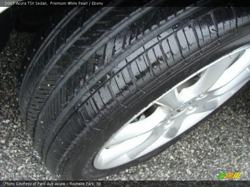 Premium White Pearl / Ebony 2007 Acura TSX Sedan