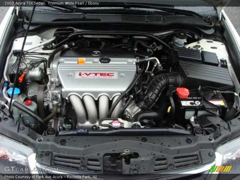 Premium White Pearl / Ebony 2007 Acura TSX Sedan